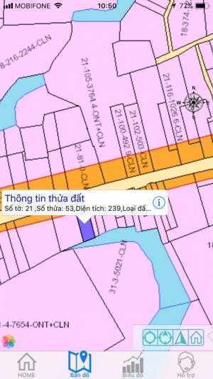 Bán lô góc hai mặt tiền Đường Võ Thị Sáu xã Phú Đông 9x27 thổ cư 140m