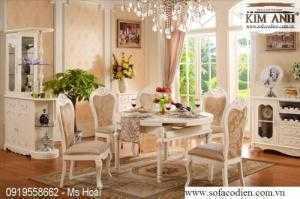 Bàn ăn cổ điển bình dương giá rẻ