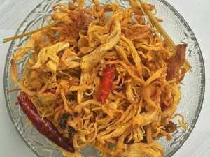 Khô gà bơ tỏi