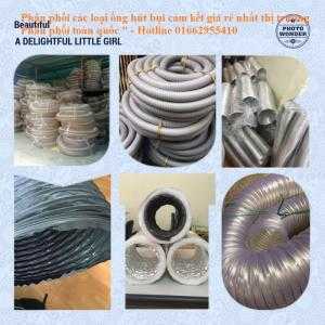 Ống nhựa lõi thép Phi 120 dày 2 ly - ống hút hạt nhựa , hút khí nóng , chụi áp xuất