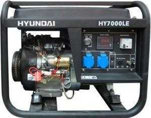 Máy phát điện chạy xăng Hyundai với động cơ 4 thì ,công suất 5kW model HY7000LE.