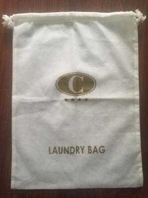 Túi giặt là khách sạn in logo-túi vải không dệt