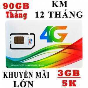 Sim 3G 4G Viettel Tặng 90GB/ tháng - Tốc Độ Cao