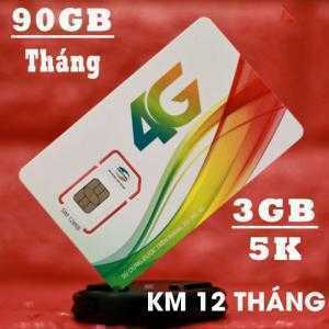 Sim 3G 4G Viettel Tặng 90GB/ tháng - Tốc Độ Cao