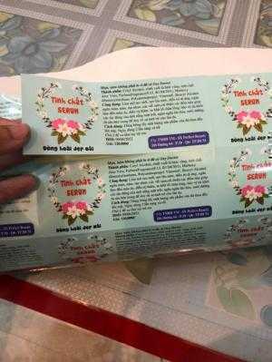 Chuyên in ấn tất cả các loại tem trong, tem giấy, tem decal ..v.v....