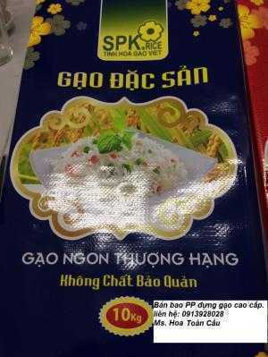 Bao 10kg PP trắng sữa ghép màng opp