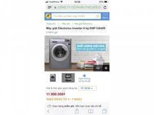 Máy giặt electrolux 8 kg