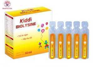 KIDDI BIOLYSINE sirô ống 10ml – Hỗ trợ miễn dịch cho bé