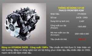 Động cơ tiêu chuẩn euro4, trang bị turbo tăng áp.