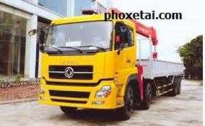 XE CẨU Chassis Dongfeng 4 chân L315. Giá tốt- Xe cẩu vô dịch tại SG