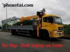 XE CẨU Chassis Dongfeng 4 chân L315. Giá tốt- Xe cẩu vô dịch tại SG