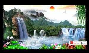Gạch tranh phong cảnh mới