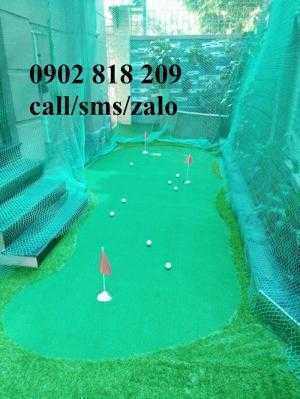 Thi công phòng chơi golf mini tại nhà
