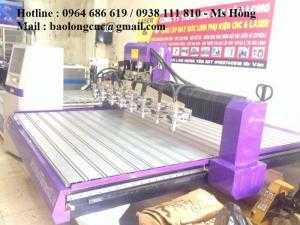Máy cnc 2025 - 8 đầu nhập khẩu, máy điêu khắc gỗ 8 đầu giá tốt - hải phòng