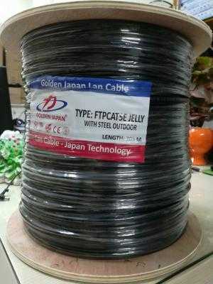 Cáp Mạng Golden Japan Cat 5E Ftp Outdoor ( Màu Đen)