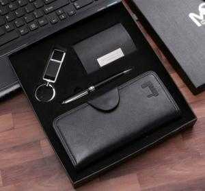 Bộ quà tặng cao cấp - bộ giftset da in logo