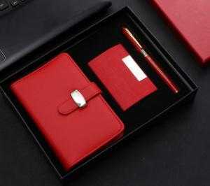 Bộ quà tặng cao cấp - bộ giftset da in logo