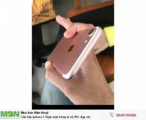 Cần bán iphone 7-32gb màu hồng xt cũ 99% đẹp zin