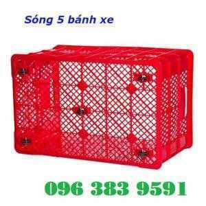 Chuyên cung cấp sóng nhựa 5 bánh xe giá tốt trên toàn quốc