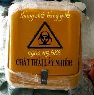 Thùng chở hàng ăn nhanh sau xe máy,thùng tiếp thị ,thùng chở chất thải y tế