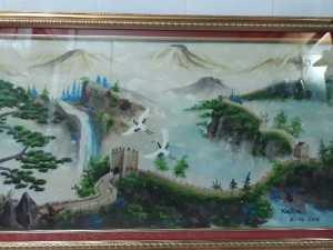 Tranh sơn dầu phong thủy đẹp.