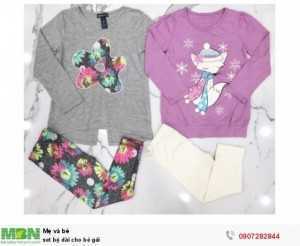 Set bộ dài cho bé gái 2T>6T