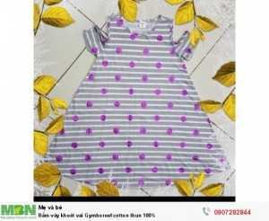 Đầm váy khoét vai Gymboree#cotton thun 100% , size 5T >14T
