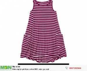 Đầm váy bé gái thun cotton100% mặc cực mát , size 2T>10T from rộng