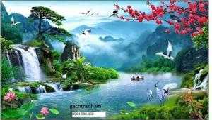 Gạch tranh 3d phong cảnh tn234