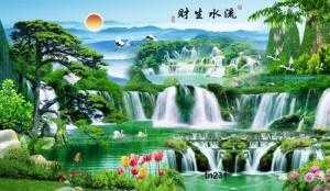 Tranh gạch 3d phòng khách th234