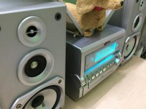 Thanh lý dàn máy mini CD hiệu VICTOR nội địa japan loa 03 way hay