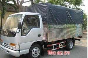Gía xe tải 2T4/2T5 thùng dài 3.7m hạ tải vào TP giá trả góp