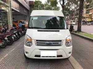 Ford Transit 2.4 16 chỗ Luxury sản xuất 2016, màu Trắng. Biển Tỉnh , Đăng ký tháng 10/2016