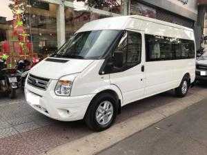 Ford Transit 2.4 16 chỗ Luxury sản xuất 2016, màu Trắng. Biển Tỉnh , Đăng ký tháng 10/2016