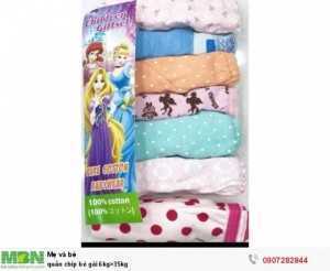 Quần chíp bé gái 115k/ set 6cai (size 6kg>35kg)