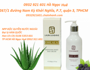 Kem dưỡng ẩm body ban ngày laura sunshine Olala