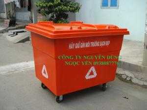THÙNG RÁC 1000L 4 BÁNH XE