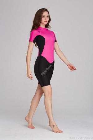 Bộ Bơi Liền Giữ Nhiệt Nữ Wetsuit Sbart 1055 Đen Hồng