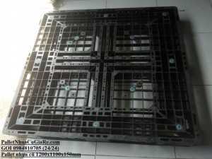 Pallet nhựa cũ 1200x1100x150mm - Pallet Nhựa Cũ Giá Rẻ - Gọi 0984810705 (24/24), giao hàng toàn quốc