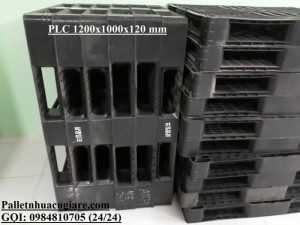 Pallet nhựa cũ 1200x1000x120mm - Pallet Nhựa Cũ Giá Rẻ - Gọi 0984810705 (24/24)