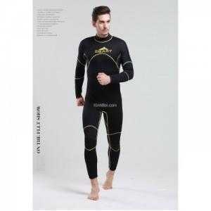 Bộ Bơi Liền Nam Giữ Nhiệt Dày Wetsuit 3mm Sbart 1016 - Đen