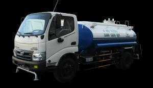 Xe tưới cây hino 4 khối