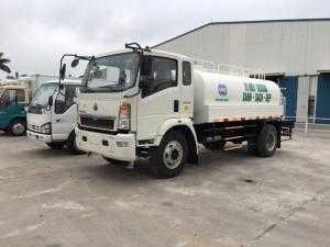 Xe tưới cây hino 4 khối