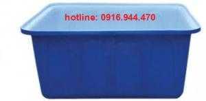 Bán thùng hình chữ nhật. bồn nhựa giá rẻ.