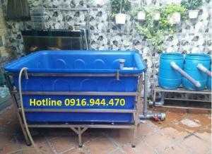 Bán thùng hình chữ nhật. bồn nhựa giá rẻ.