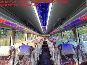 Thông số kỹ thuật xe 47 chỗ Thaco TB120 12m giá tốt hỗ trợ vay ngân hàng