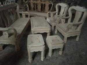 Bộ bàn ghế minh quốc triện gỗ sồi nga