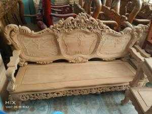 Bộ bàn ghế kiểu louis pháp gỗ gõ đỏ