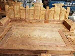 Bộ bàn ghế âu á hộp gỗ mun đuôi công