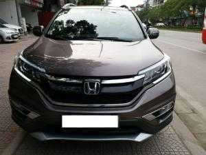 Honda CR-V 2.0 AT sản xuất 12/2016 màu Nâu, nội thất kem, số tự động. Biển Hà Nội